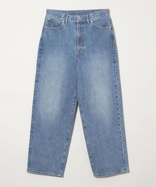 Steven Alan＞ 13.5oz デニム 5ポケット バギー ストレート パンツ