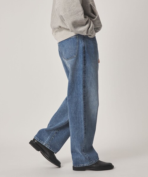 Steven Alan(スティーブンアラン)の「<Steven Alan> 13.5oz デニム 5ポケット バギー ストレート パンツ(デニムパンツ・メンズ・ネイビー/ターコイズブルー/ダークグレー・XL/L/M/S)」の21枚目の写真
