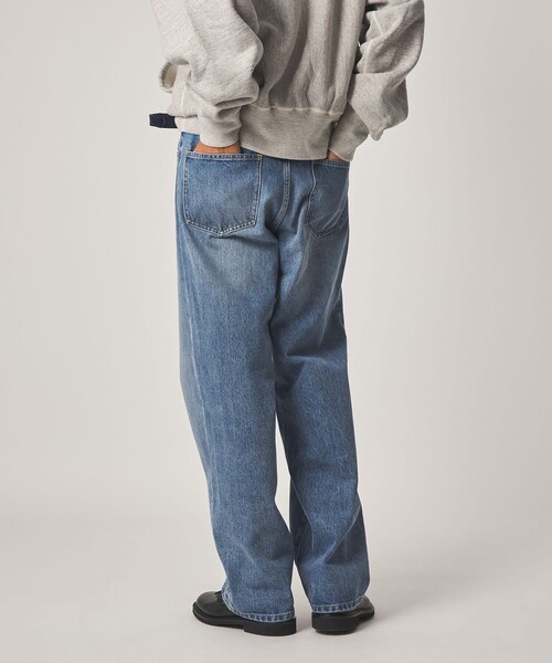 Steven Alan(スティーブンアラン)の「<Steven Alan> 13.5oz デニム 5ポケット バギー ストレート パンツ(デニムパンツ・メンズ・ネイビー/ターコイズブルー/ダークグレー・XL/L/M/S)」の5枚目の写真