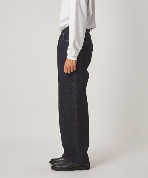 Steven Alan(スティーブンアラン)の「<Steven Alan> 13.5oz デニム 5ポケット バギー ストレート パンツ(デニムパンツ・メンズ・ネイビー/ターコイズブルー/ダークグレー・XL/L/M/S)」の8枚目の写真