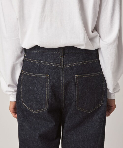 Steven Alan(スティーブンアラン)の「<Steven Alan> 13.5oz デニム 5ポケット バギー ストレート パンツ(デニムパンツ・メンズ・ネイビー/ターコイズブルー/ダークグレー・XL/L/M/S)」の11枚目の写真