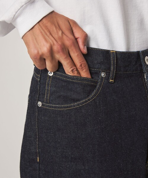 Steven Alan(スティーブンアラン)の「<Steven Alan> 13.5oz デニム 5ポケット バギー ストレート パンツ(デニムパンツ・メンズ・ネイビー/ターコイズブルー/ダークグレー・XL/L/M/S)」の13枚目の写真
