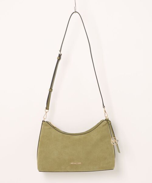 MICHAEL KORS(マイケルコース)の「SAMMY レザー コンバーチブル ショルダーバッグ ミディアム(ショルダーバッグ・レディース・グリーン系・FREE)」の1枚目の写真