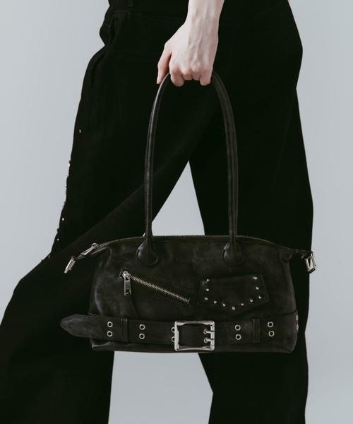 Knuth Marf（クヌースマーフ）の「Knuth Marf rider shoulder bag（ショルダーバッグ・レディース・ブラック・FREE）」の5枚目の写真