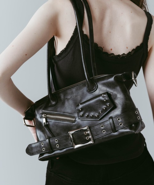 Knuth Marf（クヌースマーフ）の「Knuth Marf rider shoulder bag（ショルダーバッグ・レディース・ブラック・FREE）」の20枚目の写真