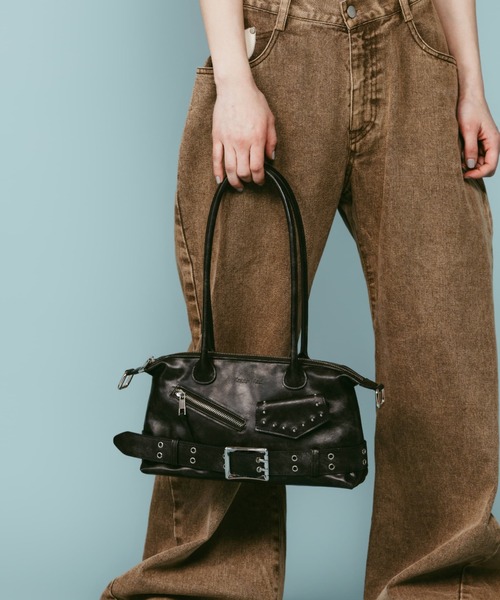 Knuth Marf（クヌースマーフ）の「Knuth Marf rider shoulder bag（ショルダーバッグ・レディース・ブラック・FREE）」の13枚目の写真