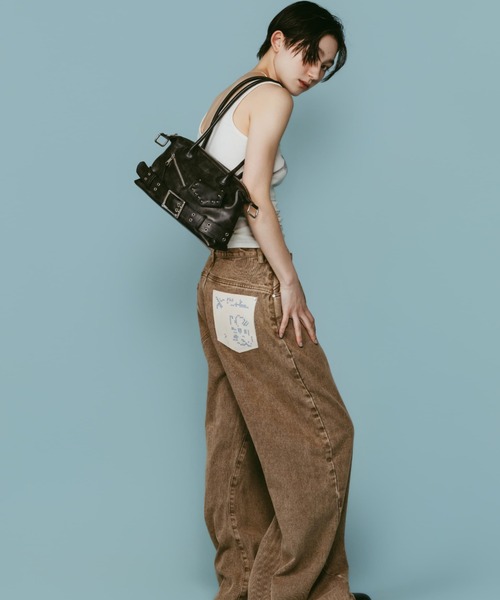 Knuth Marf（クヌースマーフ）の「Knuth Marf rider shoulder bag（ショルダーバッグ・レディース・ブラック・FREE）」の17枚目の写真