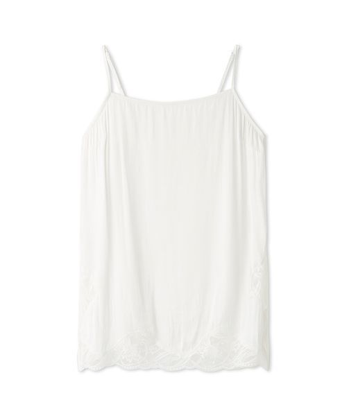 Mila Owen(ミラオーウェン)の「シルキータッチレースレイヤードトップス(Tシャツ/カットソー・レディース・イエロー/ブラック/グレー/アイボリー・F)」の17枚目の写真