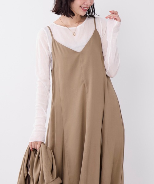 MICA&DEAL(マイカ&ディール)の「コットンチュールロングスリーブTシャツ(Tシャツ/カットソー・レディース・ブラック/オフホワイト・FREE)」の7枚目の写真