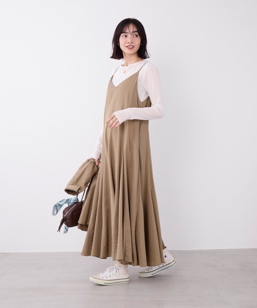 MICA&DEAL(マイカ&ディール)の「コットンチュールロングスリーブTシャツ(Tシャツ/カットソー・レディース・ブラック/オフホワイト・FREE)」の18枚目の写真