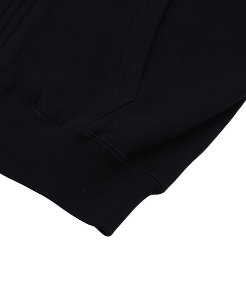 X-girl(エックスガール)の「FACE AND LOGO COMPACT ZIP UP SWEAT HOODIE(パーカー・レディース・アッシュ/ブラック・S/M)」の17枚目の写真
