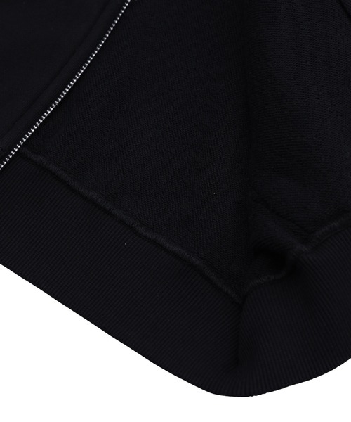 X-girl(エックスガール)の「FACE AND LOGO COMPACT ZIP UP SWEAT HOODIE(パーカー・レディース・アッシュ/ブラック・S/M)」の18枚目の写真