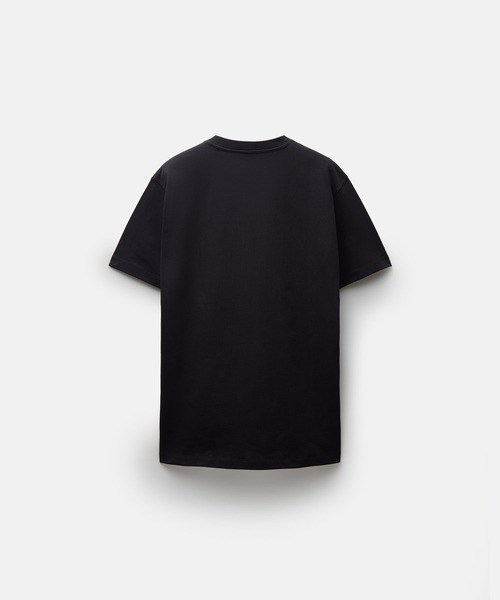 VERSACE(ヴェルサーチ)の「刺繍入り コットンジャージー スリム Tシャツ(Tシャツ/カットソー・メンズ・ホワイト/ブラック・M/L)」の8枚目の写真