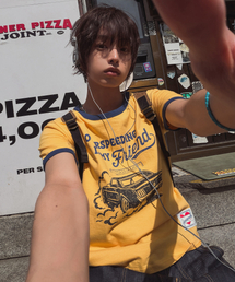 LANARCHIVE（ランアーカイブ）の「[0093] オーバースピードリンガーTシャツ - イエロー（Tシャツ/カットソー）」