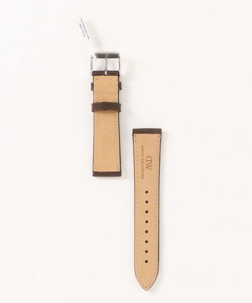 Daniel Wellington（ダニエルウェリントン）の「Canvas Strap 20mm ナイロン（アナログ腕時計・メンズ・ブラウン/ブラック/ピンクゴールド・ONE SIZE）」の5枚目の写真