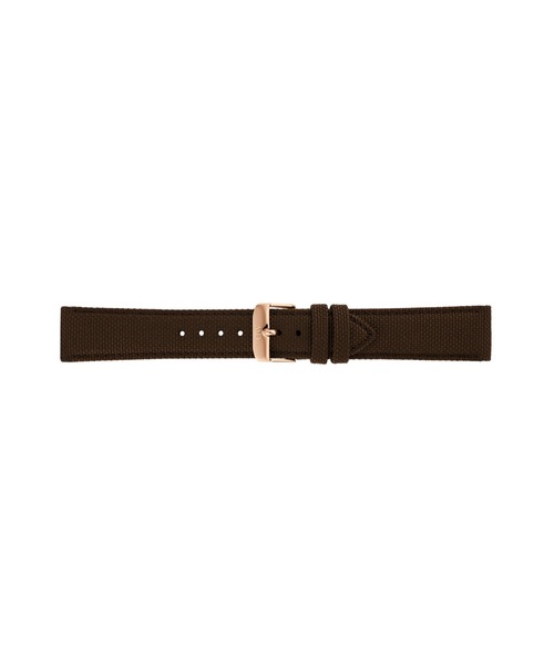 Daniel Wellington（ダニエルウェリントン）の「Canvas Strap 20mm ナイロン（アナログ腕時計・メンズ・ブラウン/ブラック/ピンクゴールド・ONE SIZE）」の3枚目の写真
