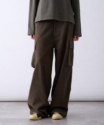 SIDE POCKET WIDE CARGO PANTS/サイドポケットワイドカーゴパンツ