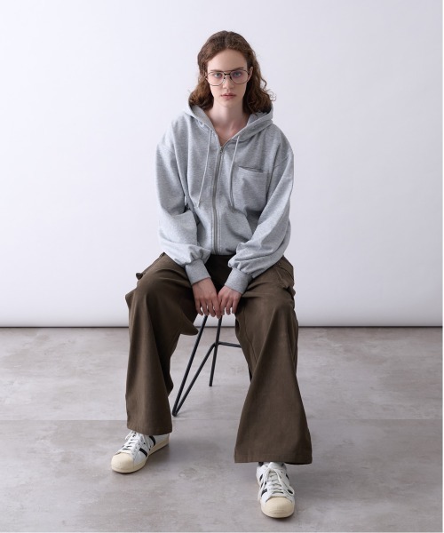 Perushu(ペルーシュ)の「SIDE POCKET WIDE CARGO PANTS/サイドポケットワイドカーゴパンツ(カーゴパンツ・メンズ・ブラック/グレー/オリーブ・LARGE/MEDIUM/SMALL)」の17枚目の写真