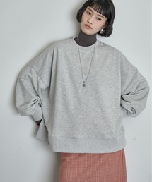 ロゴ刺繍ビッグスウェット