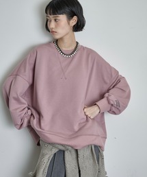ロゴ刺繍ビッグスウェット