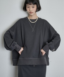 ロゴ刺繍ビッグスウェット