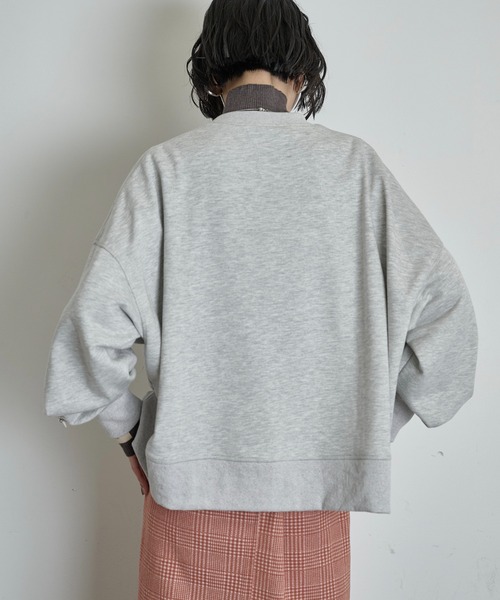 THE YOn(ザヨン)の「ロゴ刺繍ビッグスウェット(スウェット・レディース・グレー/ピンク/チャコールグレー・FREE)」の16枚目の写真