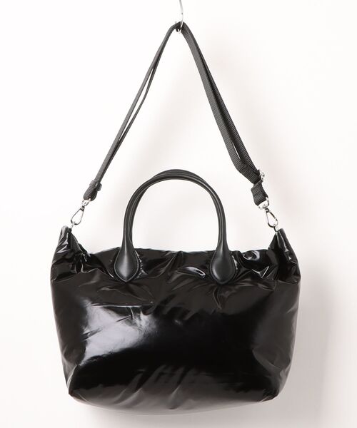 CONVERSE TOKYO(コンバーストウキョウ)の「PADDED 2WAY TOTE BAG(ショルダーバッグ・レディース・ブラック/シルバー・FREE)」の3枚目の写真