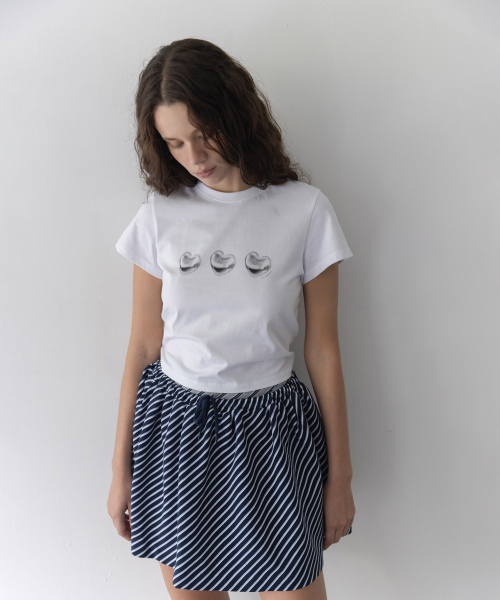 haag(ヘイグ)の「a love crop t-sh (white)(Tシャツ/カットソー・レディース・その他・FREE)」の5枚目の写真