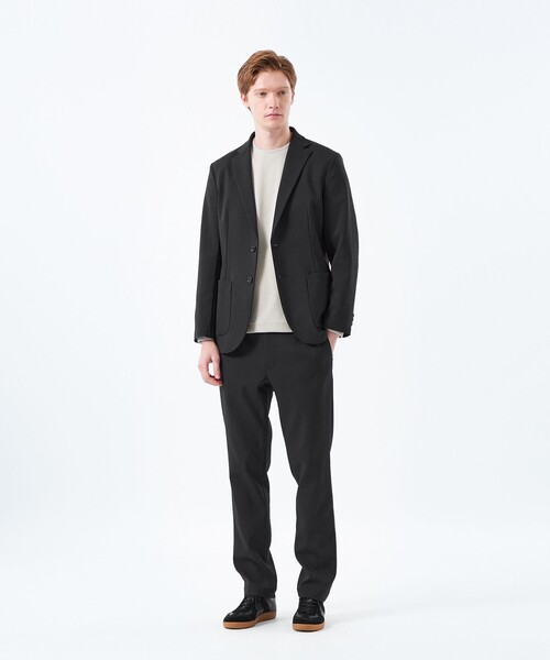 MACKINTOSH PHILOSOPHY(マッキントッシュ フィロソフィー)の「ブリテック イージージャケット 二重織りストレッチ(テーラードジャケット・メンズ・チャコールグレー/ブラック・40/38)」の12枚目の写真