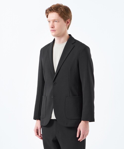MACKINTOSH PHILOSOPHY(マッキントッシュ フィロソフィー)の「ブリテック イージージャケット 二重織りストレッチ(テーラードジャケット・メンズ・チャコールグレー/ブラック・40/38)」の7枚目の写真