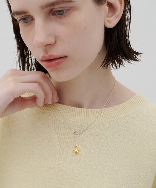 セール】:【ZOZO限定】Lilスターモチーフラリエットネックレス
