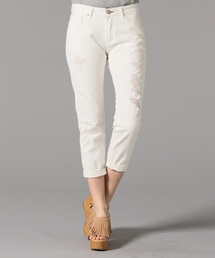 GUILD PRIME | 【GUILD PRIME】WOMENS ホワイトダメージデニム(デニムパンツ)