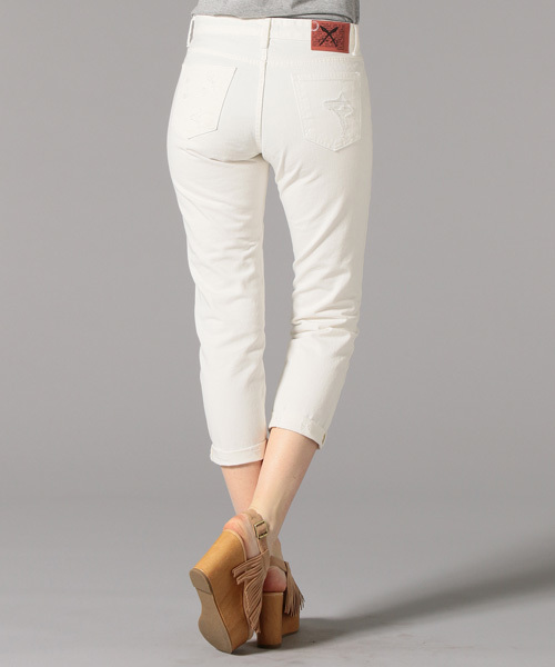 GUILD PRIME（ギルドプライム）の「【GUILD PRIME】WOMENS ホワイトダメージデニム（デニムパンツ・レディース・ホワイト・36/34）」の12枚目の写真