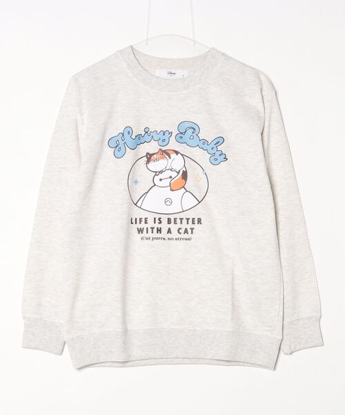 Disney（ディズニー）の「【DISNEY/ディズニー】ズートピア＆ベイマックス キャラクタープリント裏毛クルーネックスウェット（スウェット・レディース・ネイビー/ライトグレー/ブラウン/オートミール・LARGE/MEDIUM）」の14枚目の写真