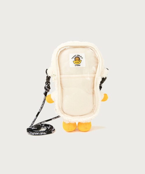 BABY MILO STORE（ベイビーマイロストア）の「BABY MILO PLUSH DOLL MOBILE PHONE BAG #2（ショルダーバッグ・メンズ・アイボリー・FREE）」の3枚目の写真