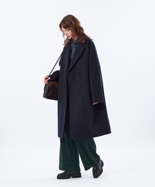 MACKINTOSH PHILOSOPHY(マッキントッシュ フィロソフィー)の「【予約販売】【Horsley(ホースリー)】チェスターコート(チェスターコート・レディース・ブラウン/ダークネイビー・38/36)」の3枚目の写真