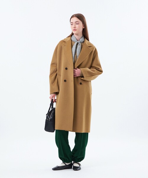 MACKINTOSH PHILOSOPHY(マッキントッシュ フィロソフィー)の「【予約販売】【Horsley(ホースリー)】チェスターコート(チェスターコート・レディース・ブラウン/ダークネイビー・38/36)」の4枚目の写真