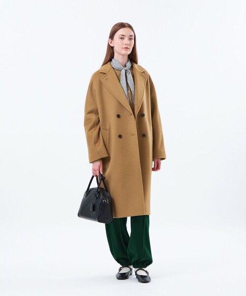MACKINTOSH PHILOSOPHY(マッキントッシュ フィロソフィー)の「【予約販売】【Horsley(ホースリー)】チェスターコート(チェスターコート・レディース・ブラウン/ダークネイビー・38/36)」の5枚目の写真
