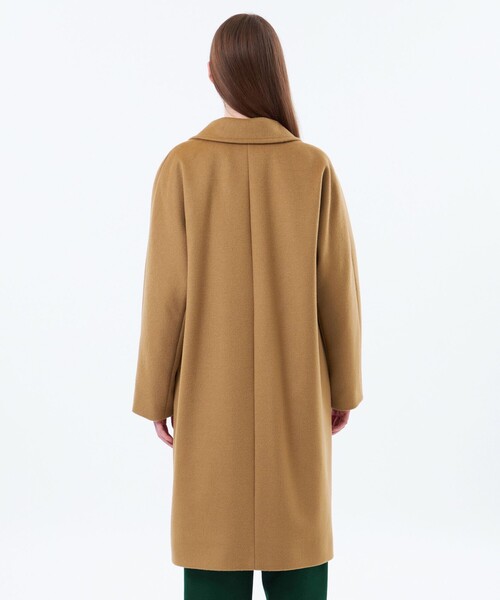 MACKINTOSH PHILOSOPHY(マッキントッシュ フィロソフィー)の「【予約販売】【Horsley(ホースリー)】チェスターコート(チェスターコート・レディース・ブラウン/ダークネイビー・38/36)」の8枚目の写真