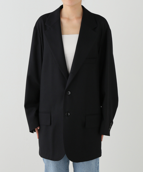 FRAMeWORK(フレームワーク)の「COUTURE DADAM big jk single cashmere ble(テーラードジャケット・レディース・ブラック・FREE)」の11枚目の写真