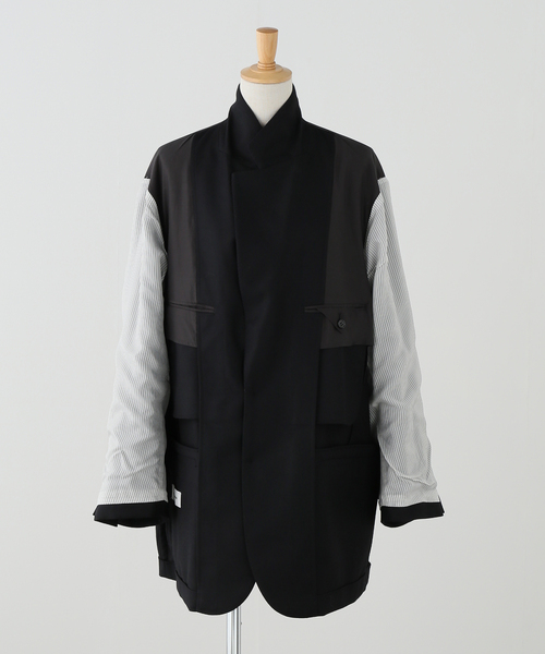 FRAMeWORK(フレームワーク)の「COUTURE DADAM big jk single cashmere ble(テーラードジャケット・レディース・ブラック・FREE)」の17枚目の写真