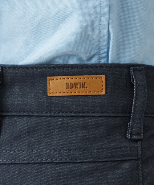 EDWIN(エドウィン)の「デニスラ スリムテーパードパンツ スラックス【シャンブレーライクストレッチ/ビジネス】(スラックス・メンズ・ネイビー/グレー・31/32/33/34/35/36/30)」の20枚目の写真
