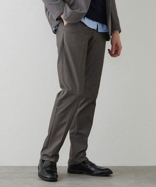 EDWIN(エドウィン)の「デニスラ スリムテーパードパンツ スラックス【シャンブレーライクストレッチ/ビジネス】(スラックス・メンズ・ネイビー/グレー・31/32/33/34/35/36/30)」の5枚目の写真
