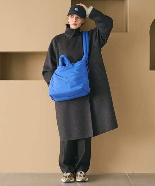 BEAUTY&YOUTH UNITED ARROWS(ビューティーアンドユースユナイテッドアローズ)の「リバー テーラード スタンドカラーコート(その他アウター・レディース・ネイビー/ダークグレー/モカ・XS/M/S)」の16枚目の写真