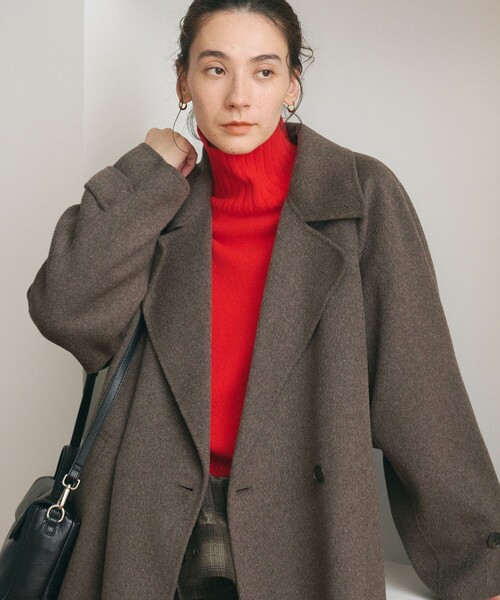 BEAUTY&YOUTH UNITED ARROWS(ビューティーアンドユースユナイテッドアローズ)の「リバー テーラード スタンドカラーコート(その他アウター・レディース・ネイビー/ダークグレー/モカ・XS/M/S)」の17枚目の写真