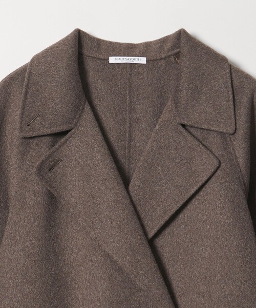 BEAUTY&YOUTH UNITED ARROWS(ビューティーアンドユースユナイテッドアローズ)の「リバー テーラード スタンドカラーコート(その他アウター・レディース・ネイビー/ダークグレー/モカ・XS/M/S)」の9枚目の写真