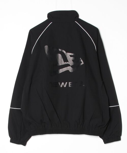 NEW ERA(ニューエラ)の「ニューエラ NEW ERA PA OS PIPING TRACK JKT BOX LOGO BLK(ジャージ・メンズ・ブラック・M/LL/L)」の2枚目の写真
