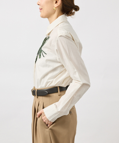VERMEIL par iena(ヴェルメイユパーイエナ)の「mii ミイ Hand Embroidered シャツ(シャツ/ブラウス・レディース・アイボリー・FREE)」の14枚目の写真
