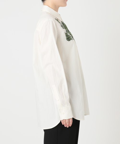 VERMEIL par iena(ヴェルメイユパーイエナ)の「mii ミイ Hand Embroidered シャツ(シャツ/ブラウス・レディース・アイボリー・FREE)」の7枚目の写真