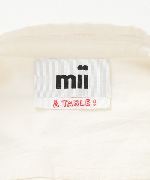 VERMEIL par iena(ヴェルメイユパーイエナ)の「mii ミイ Hand Embroidered シャツ(シャツ/ブラウス・レディース・アイボリー・FREE)」の3枚目の写真